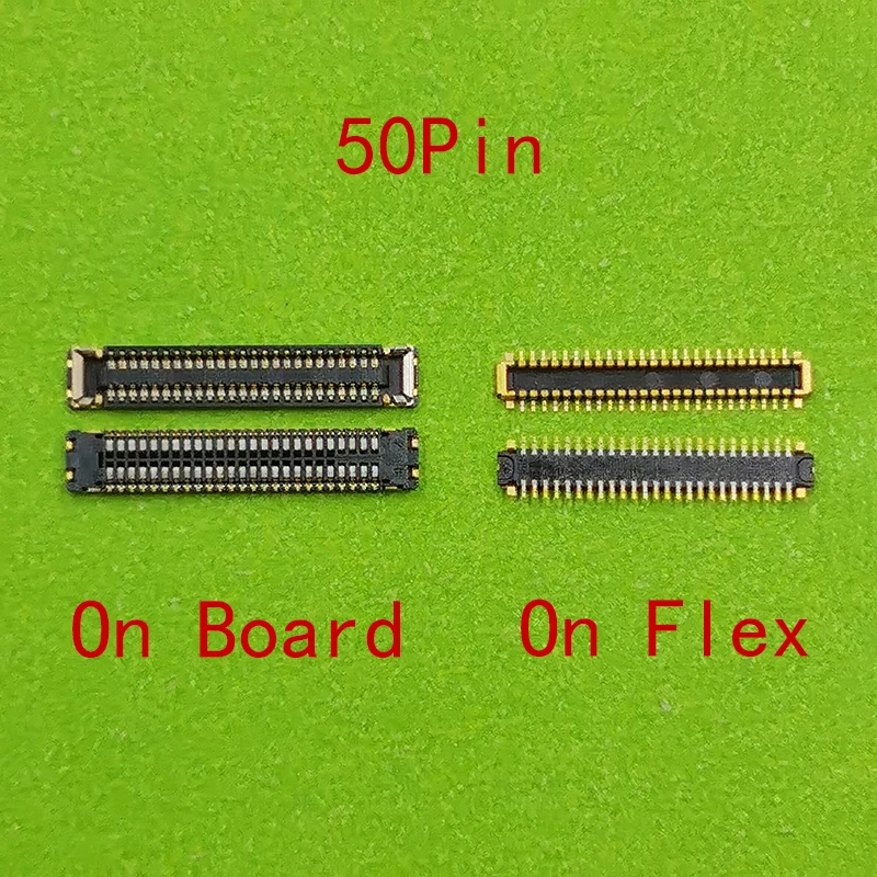 2-10 шт. 50-контактный ЖК-дисплей с сенсорным экраном разъем FPC на плате для Huawei Enjoy 8E