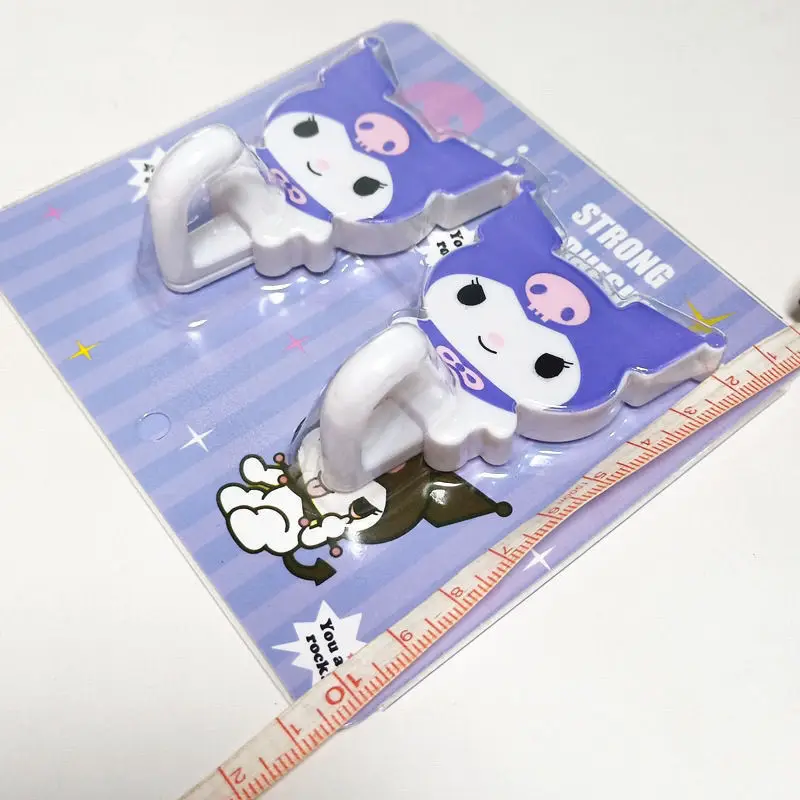 MINISO Sanrio Kitty melody мультяшный милый пластиковый крючок настенный самоклеящийся