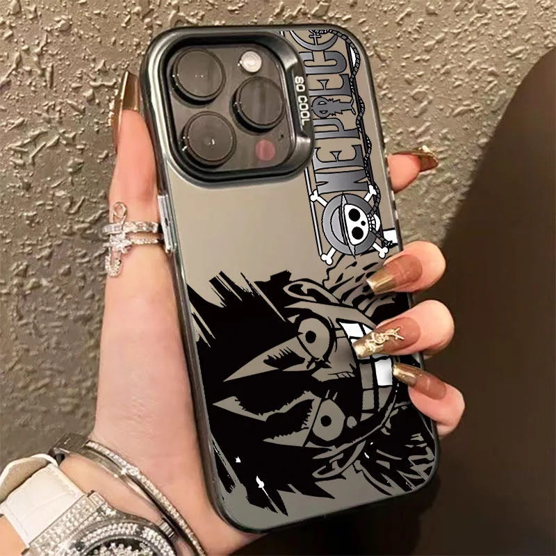 Anime O-One Pieces Luffys Phone Case For IPhone 16 15 14 13 12 11 Mini Pro Max X XR XSMAX 8 7 Plus Anti Fall Matte Back Cover