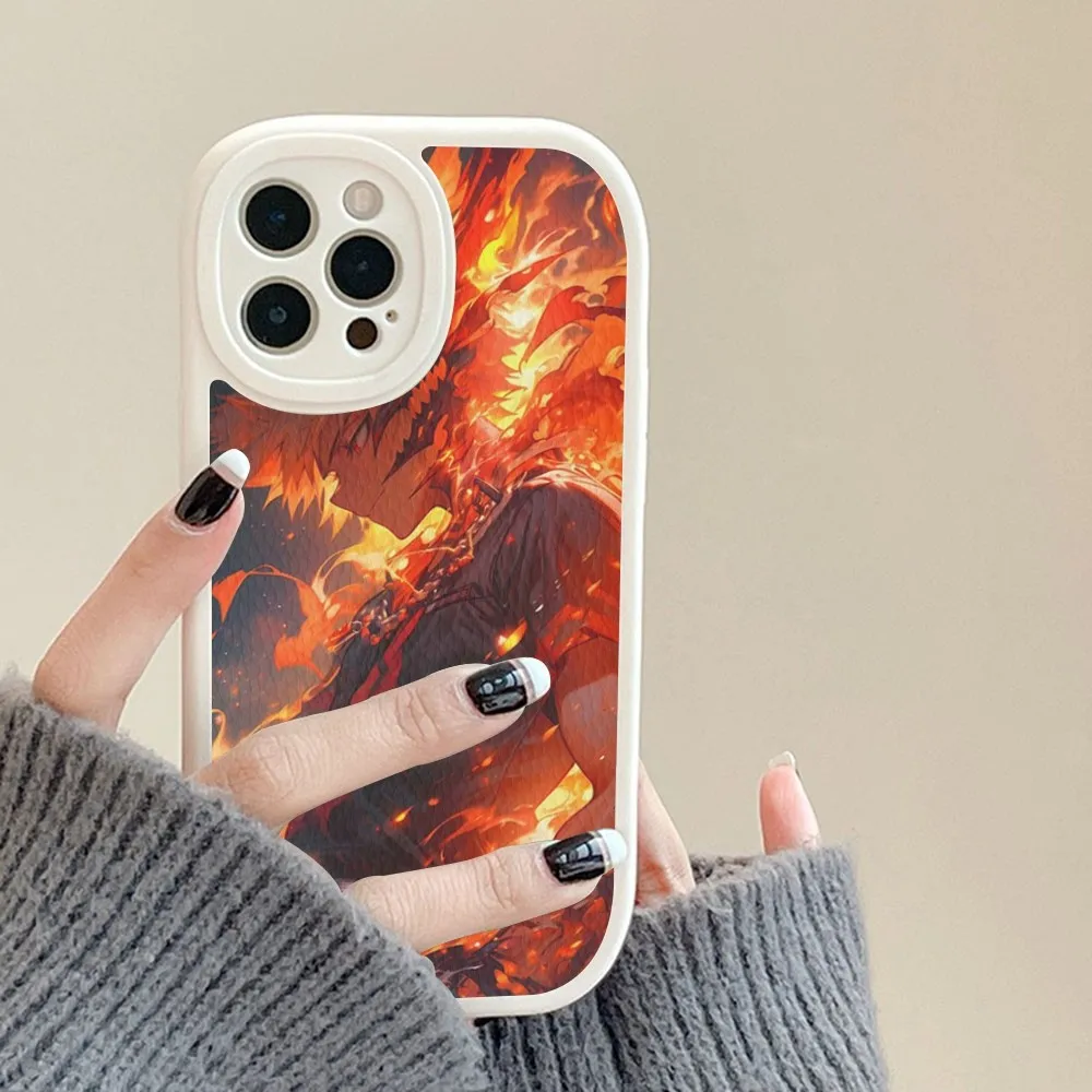 Cartoon B-Bakugo K-Katsuki Phone Case Hard Leather For IPhone 16 15 14 13 12 Mini 11 Pro Max Xs X Xr 7 8 Plus Fundas