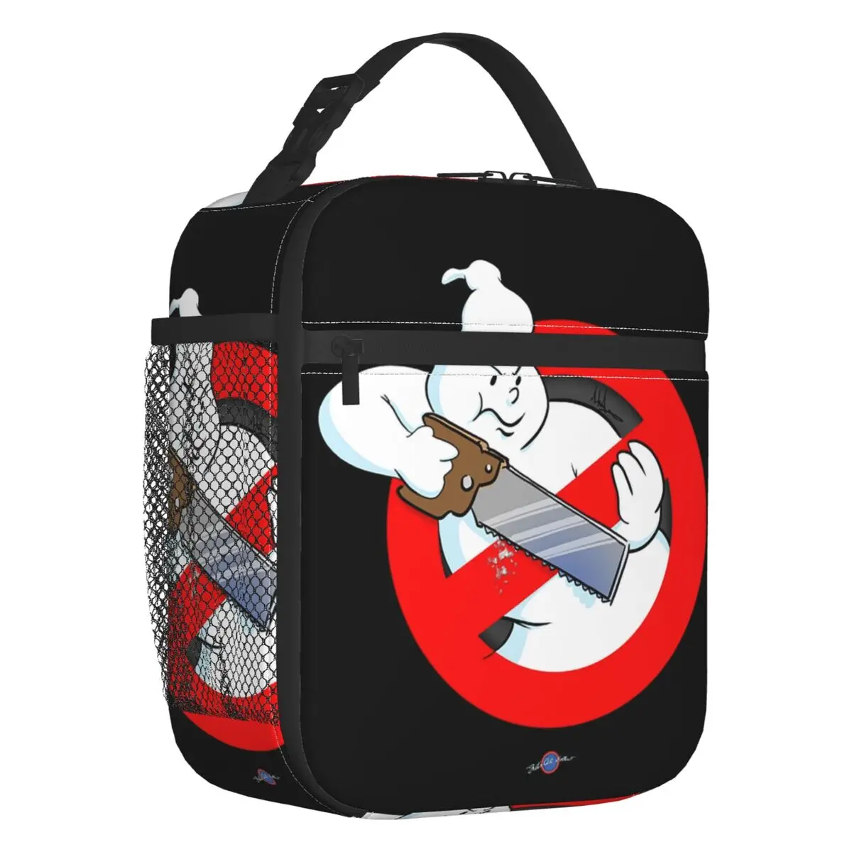 

Ghostbusters Cartoon Insulated Lunch Bags for Women Ghosts Comedy Movie Portable Cooler Thermal Food Lunch Box Camping Travel