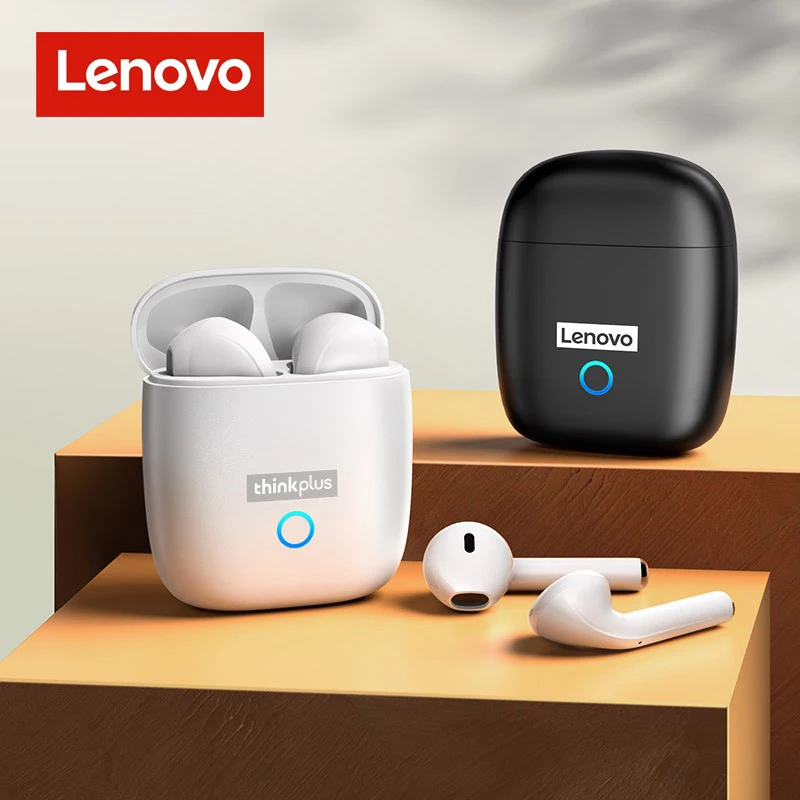 Lenovo LP50-auriculares TWS inalámbricos por Bluetooth 5,2, miniauriculares internos con micrófono, auriculares con cancelación de ruido
