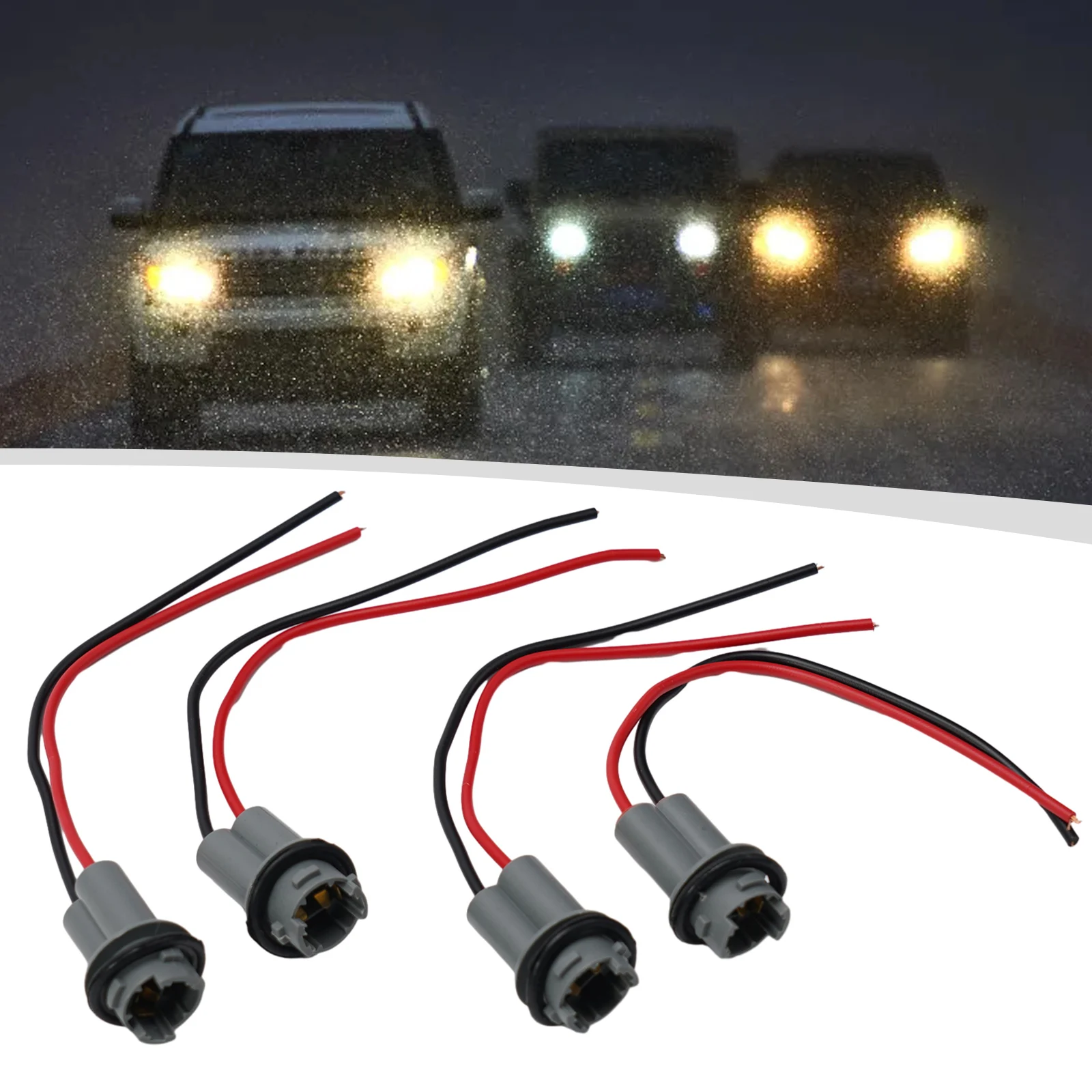 4х разъем для гнезда лампы в комплекте PigTail T15 резиновый Клин светодиодного