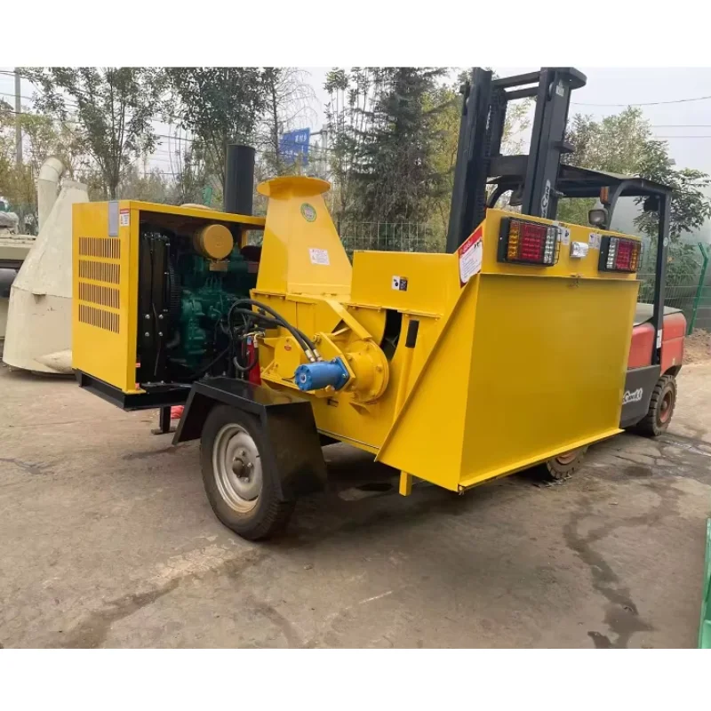 Измельчитель ветвей дерева шлифовальный дизельный двигатель или электропривод