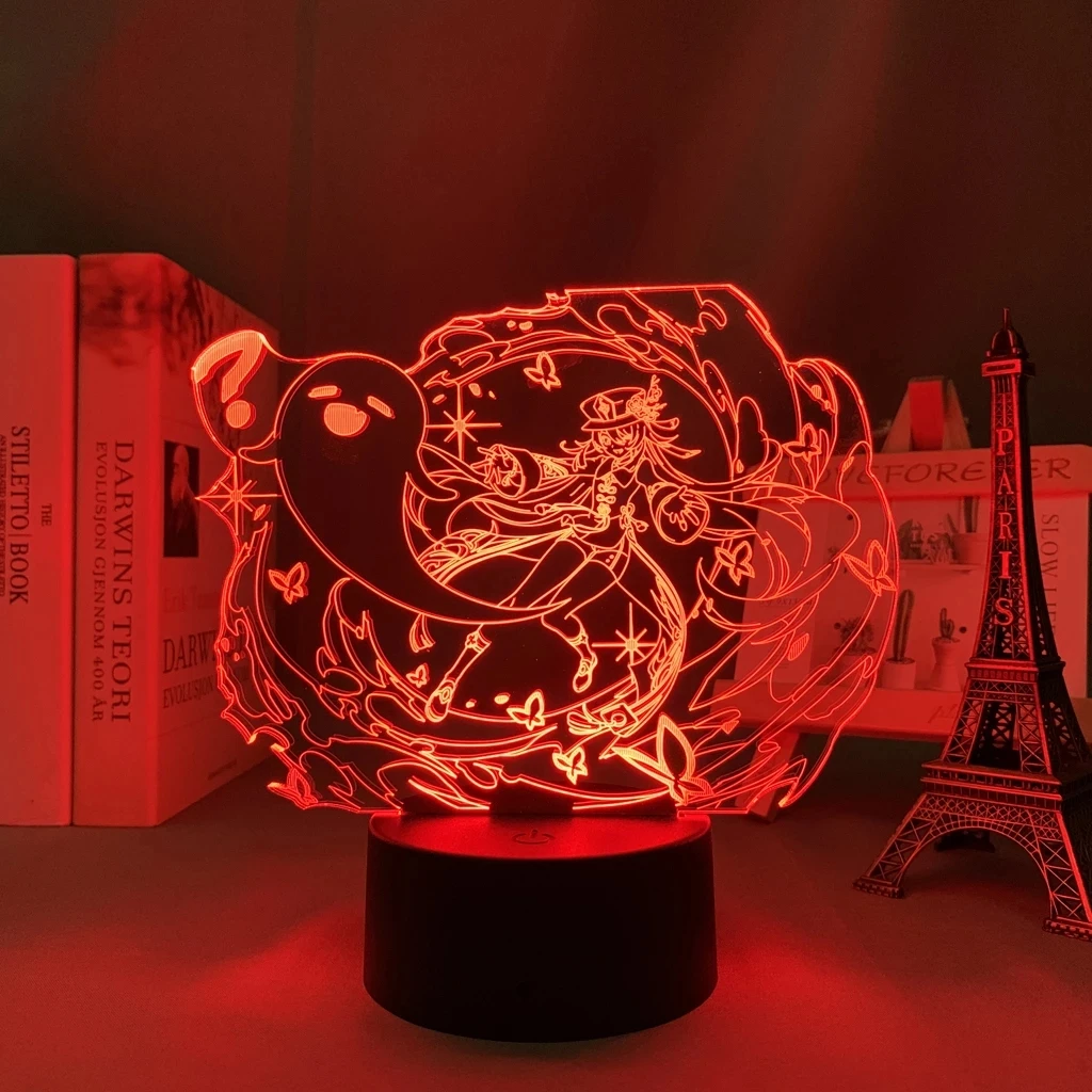 Рисунок 4 - Светодиодный ночсветильник 3d Genshin Impact Hu Tao