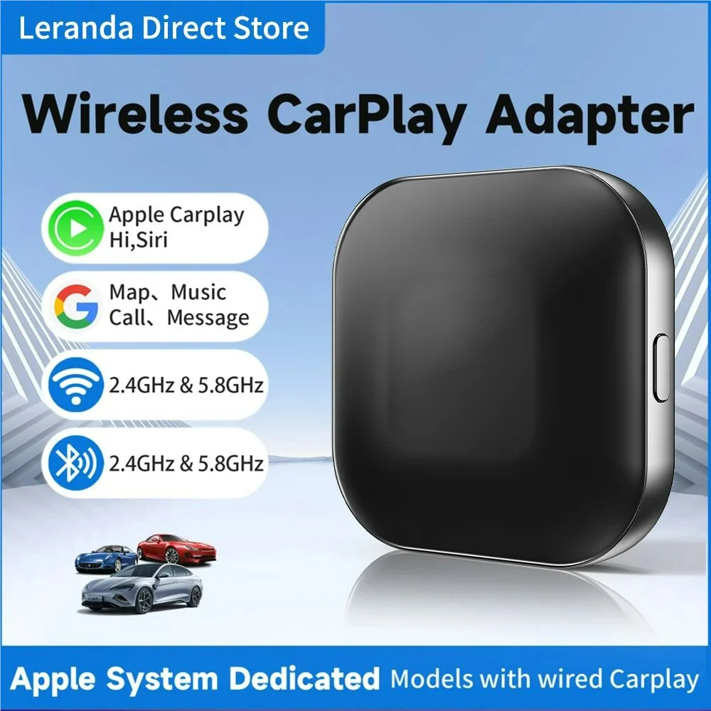 C1S Беспроводной адаптер CarPlay Android Auto для IOS APPLE OS быстрой подключения