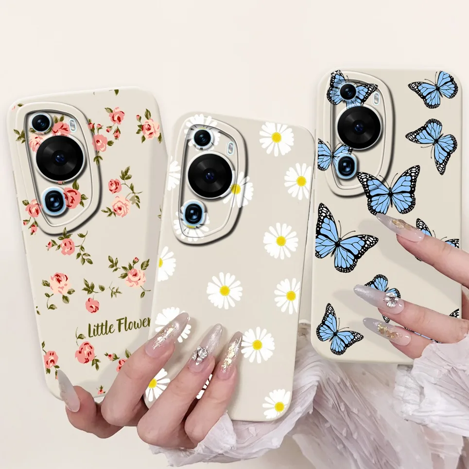 Чехол-накладка для Huawei P60 Pro художественный чехол женский модный телефона с