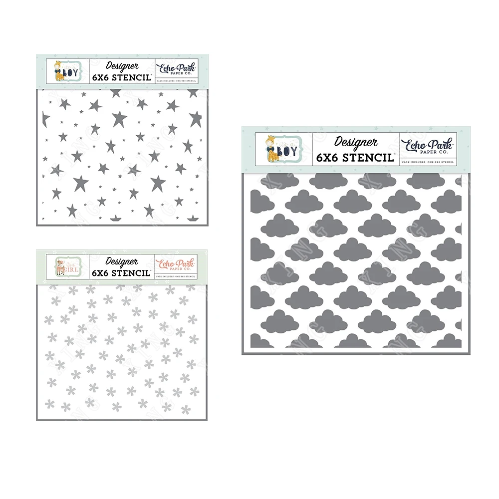 

New Arrival Star Bedtime Sweet Floral Diy Drawing Template Painting Scrapbooking Paper Card Embossing Album Decorative Craft