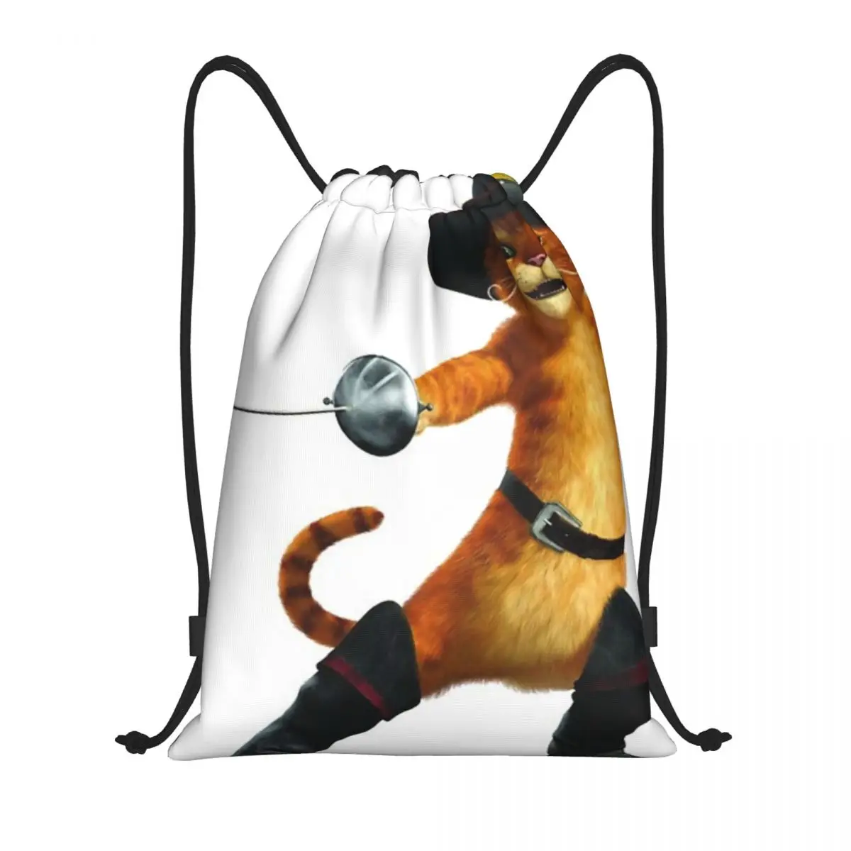 Сумка для хранения на шнурке портативные сумки Puss в ботинках продуктовые покупок