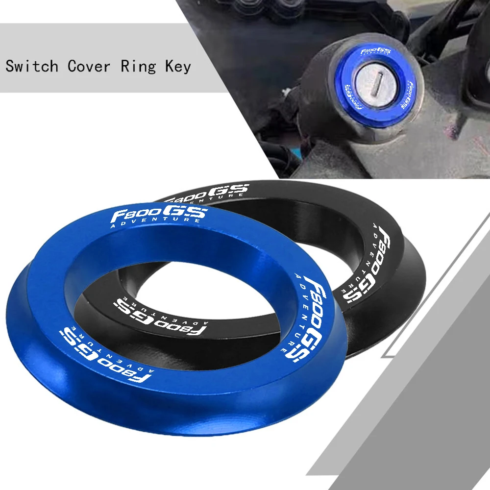 

For BMW F800GS F800GT R1200GS f 800 gs F 800 GS Adventure 2008-2016 Ignition cover Throttle Cover decorative Ring Key hole Ring