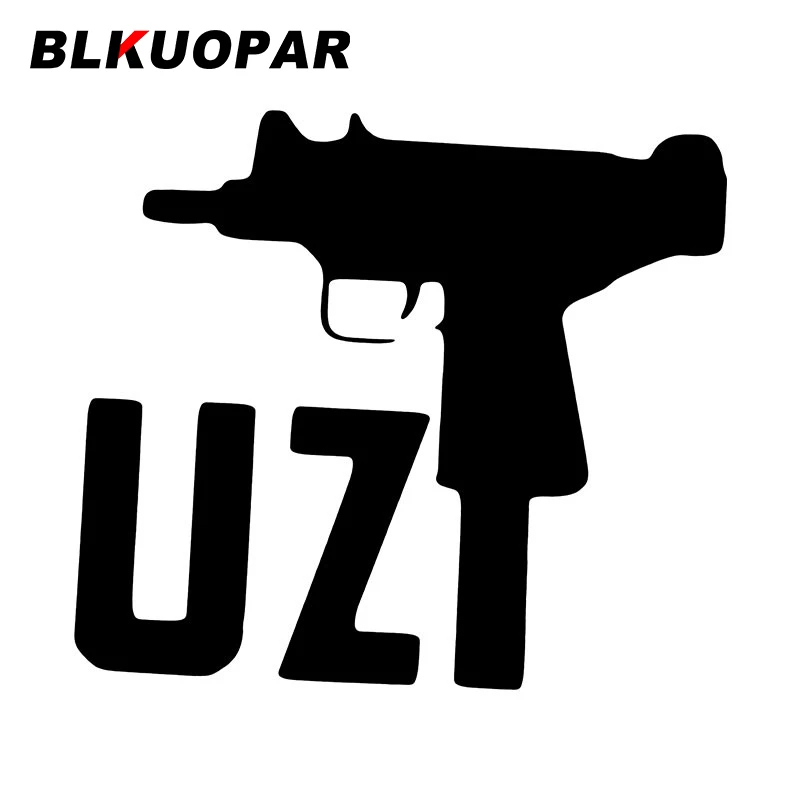 

BLKUOPAR UZI Funny Car Stickers Vinyl JDM Personality Anime Decal Creative Scratch-Proof Laptop Graphics Caravan Car Goods