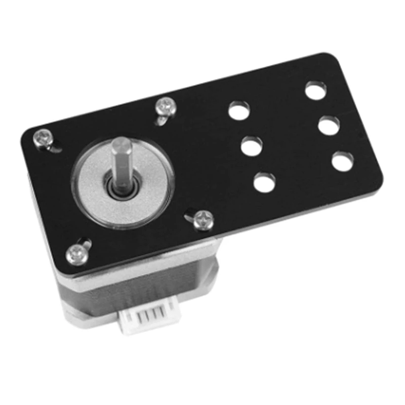 

Perfect NEMA17 Stepper Motor Mount Plates Black Stepper Motor Aluminum Mounting Plate Accessories Porous Design 87HA