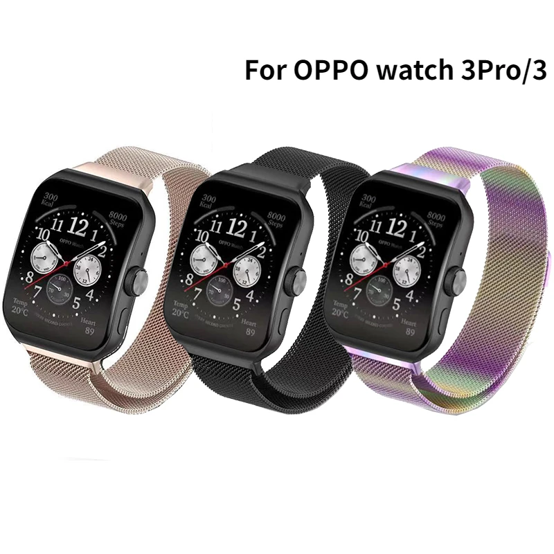 

Металлический ремешок для смарт-часов Oppo Watch 3 из нержавеющей стали