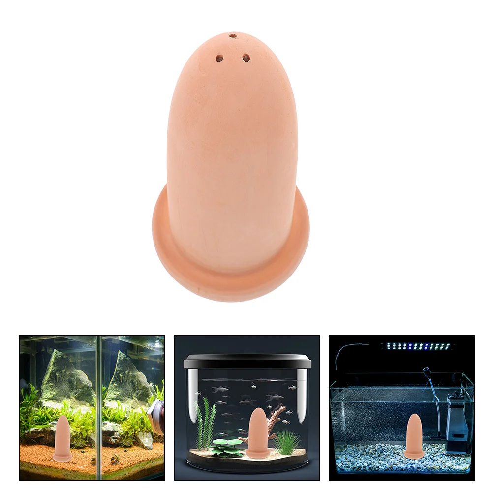 

Creative Shrimp Spawning Fish Spawning Breed Cone for Fish Tank (Light Brown)
