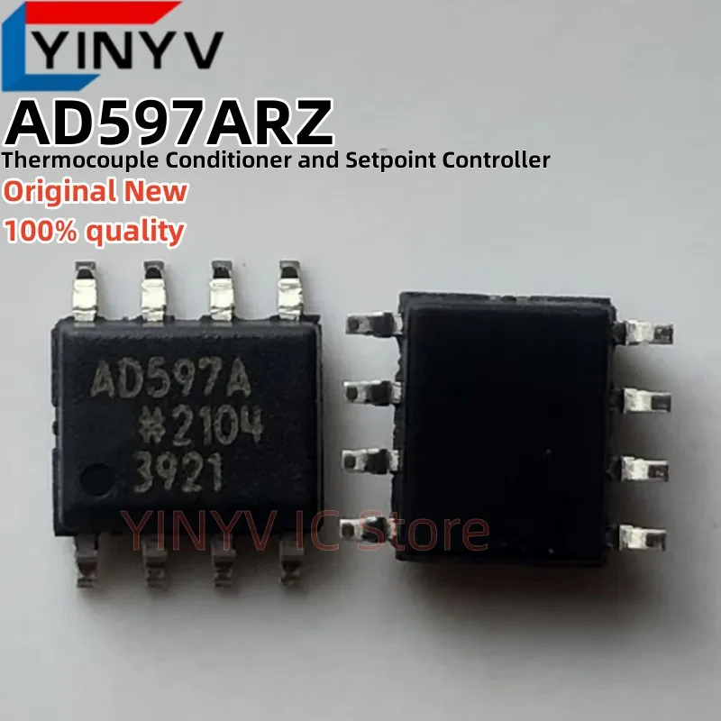 

5pcs AD597ARZ AD597A SOP-8 AD597 Thermocouple Conditioner and Setpoint Controller 100% new imported original 100% quality
