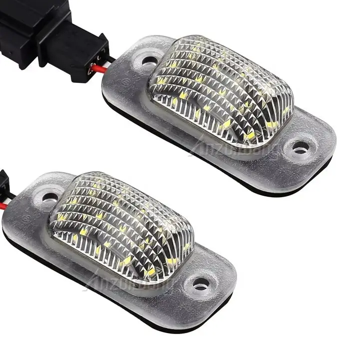 Фото 2 шт. светодиодных фонаря подсветки номерного знака для VW Golf 1H1 Cabriolet 1E7 Polo 3, Seat Cordoba Vario Ibiza 6K №1