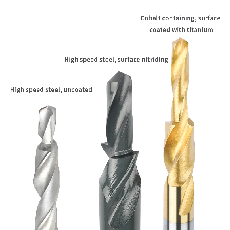 Ступенчатое сверло с зенкером двойное режущее из быстрорежущей