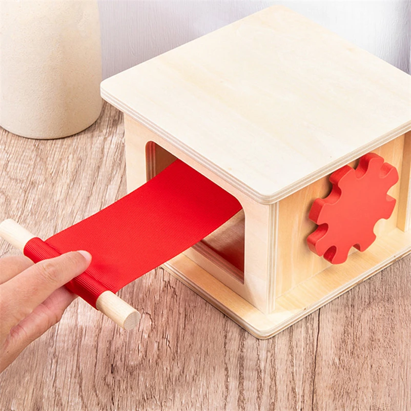 

Montessori Materials Fabric Winder Learning Eudcation Toys For Kids 2 To 4 Years Old Teaching Aid Toys For Children D65Y