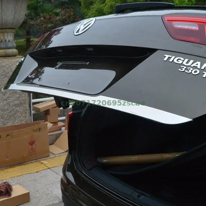 

Автомобильные аксессуары для Vw Volkswagen Tiguan Mk2 2017 2018 2019 2020 2021 2022, накладка на заднюю крышку багажника, наклейки на автомобиль