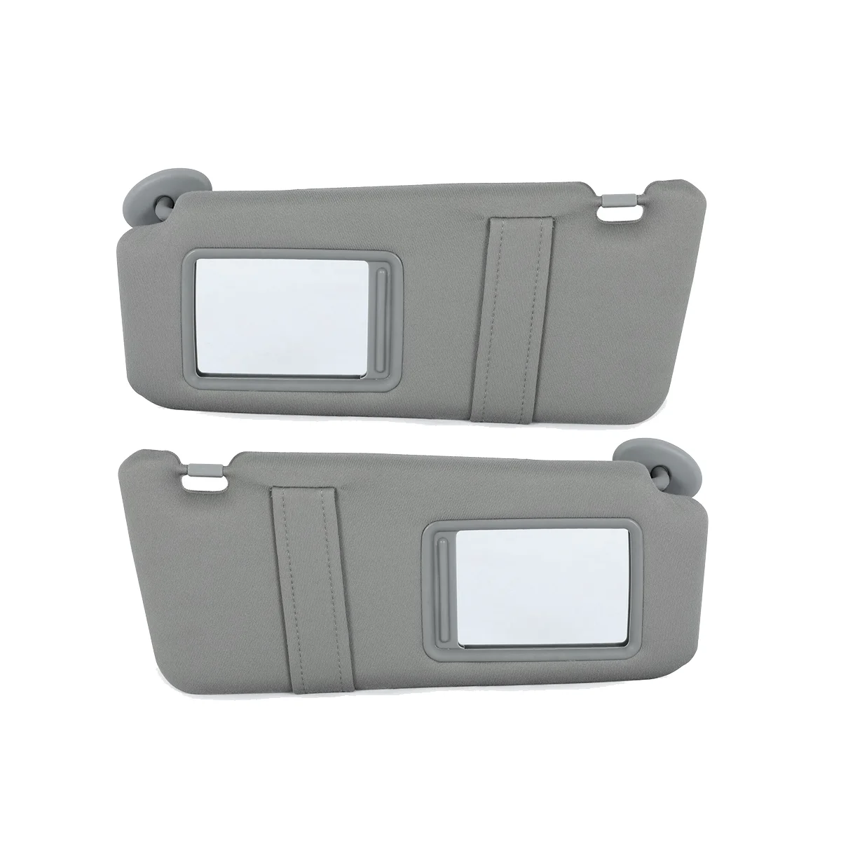 

Gray Car Sun Visor Shade Pair Left & Right Side W/O Sunroof for 2007-2011