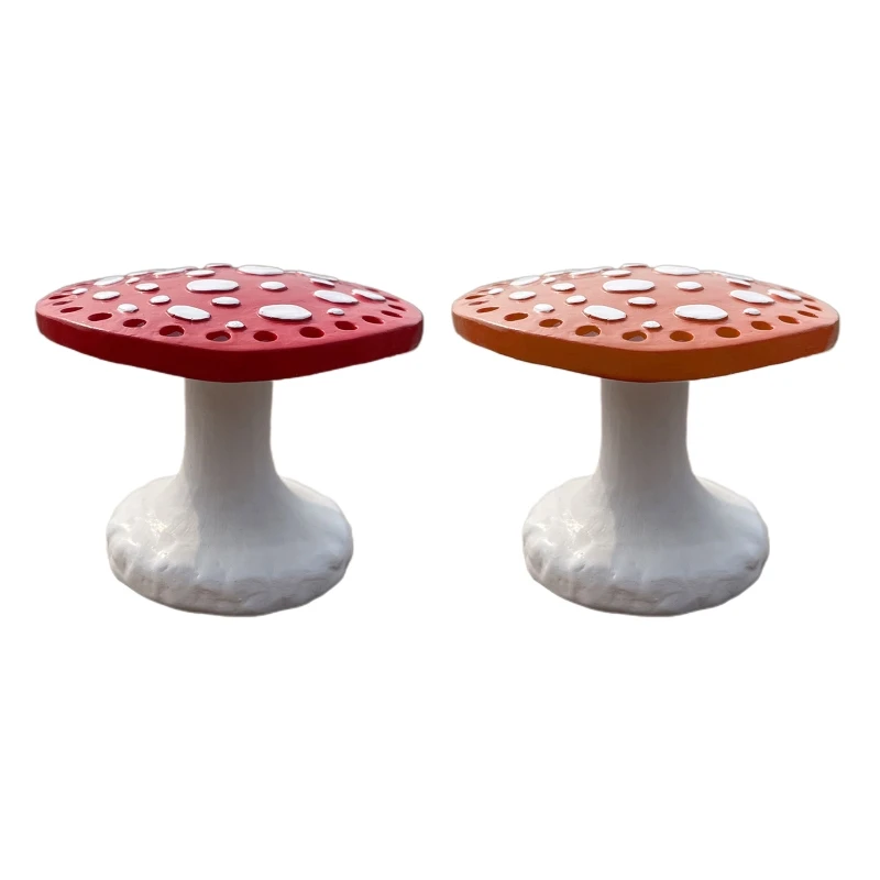 

Mushroom Earring Stand Stable Jewelry Display Stand Case for Hanging Earrings with 26 Holes Women Girls Earrings Accs L21E