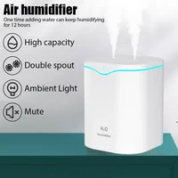 2000ml usb air humidifier double spray port essential oil aromatherapy humificador cool mist maker fogger purify for home office