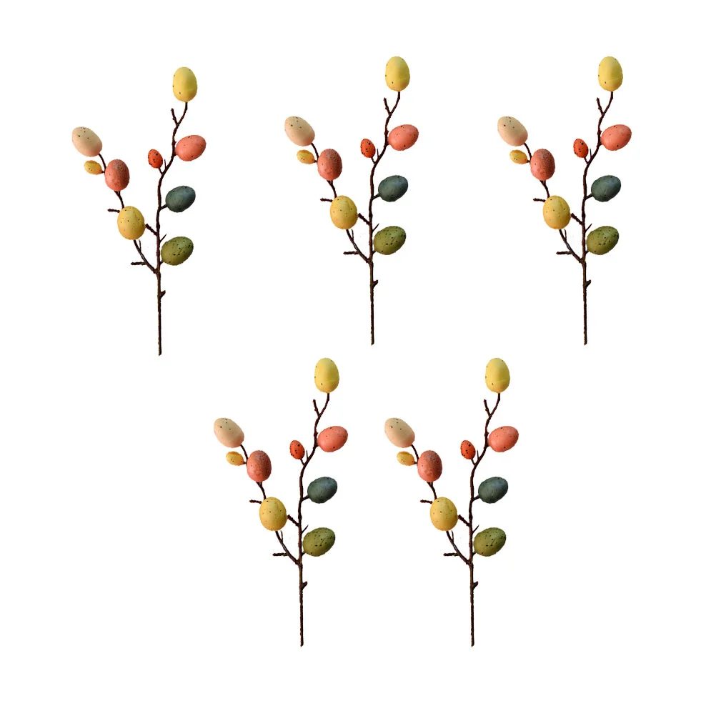 

Easter Egg Picks Flower Decorations Tree Artificial Decor Floral Basket Ornaments Ornament Arrangement Decoration Branch