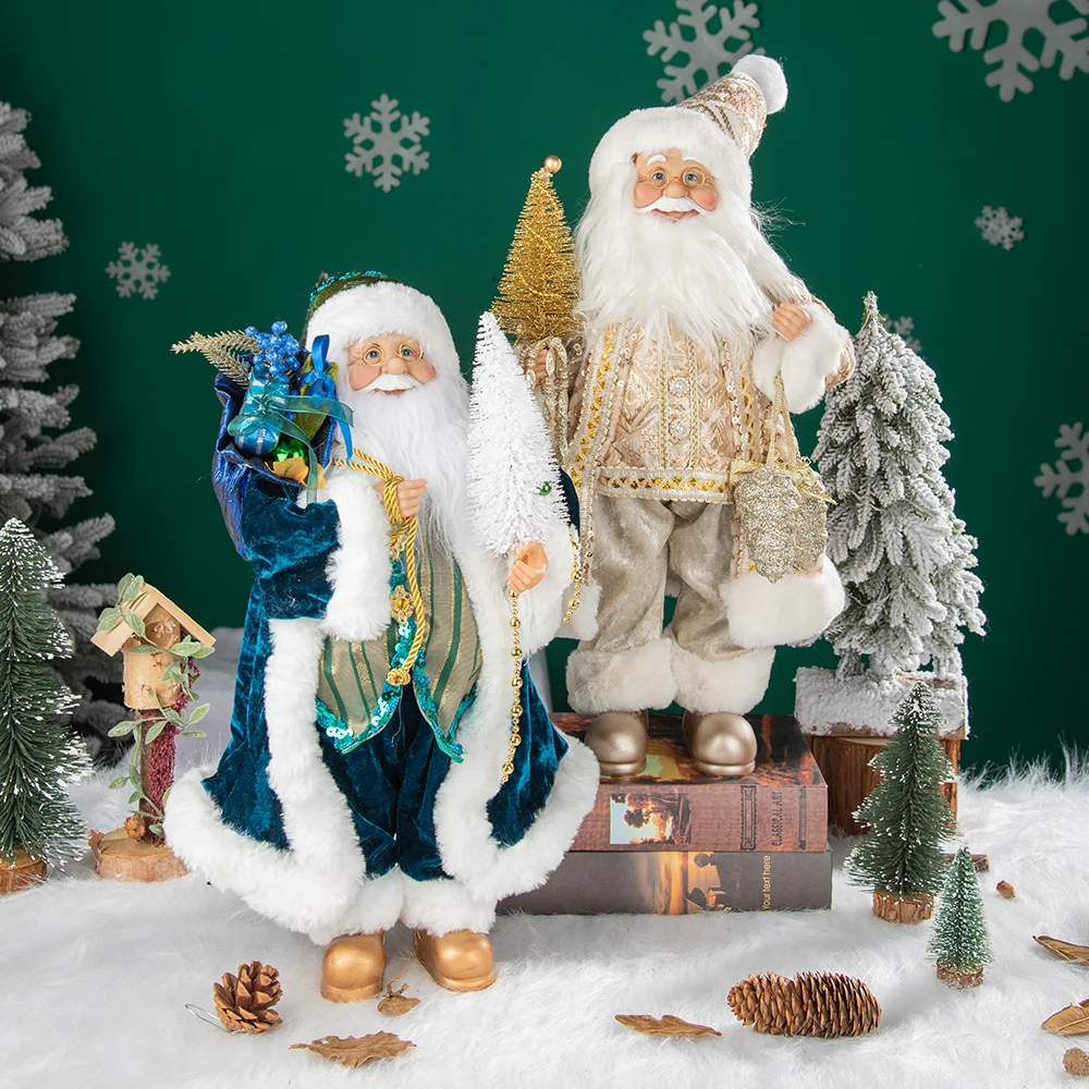 Рождественская стоячая кукла Санта-Клауса игрушка Санта-Клаус рождественские