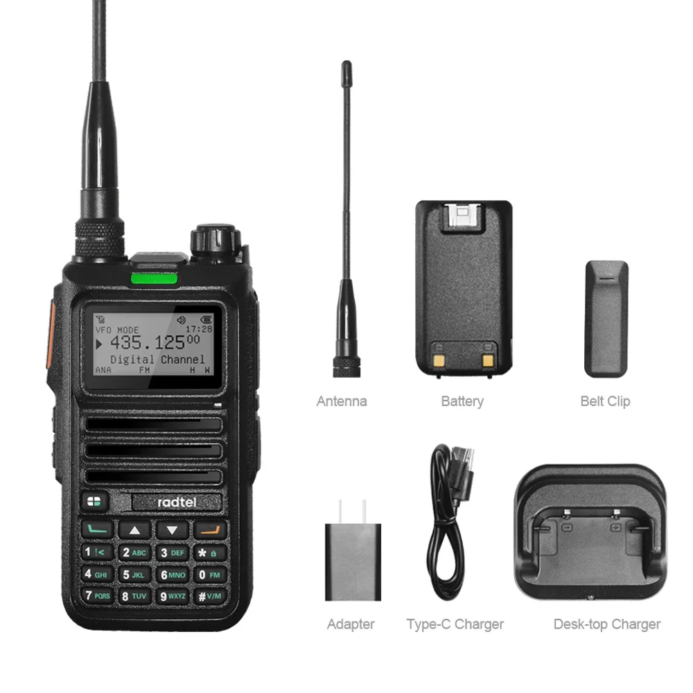 Radtel RT-4D DMR Радио Цифровая рация Двухрежимная аналоговая двусторонняя