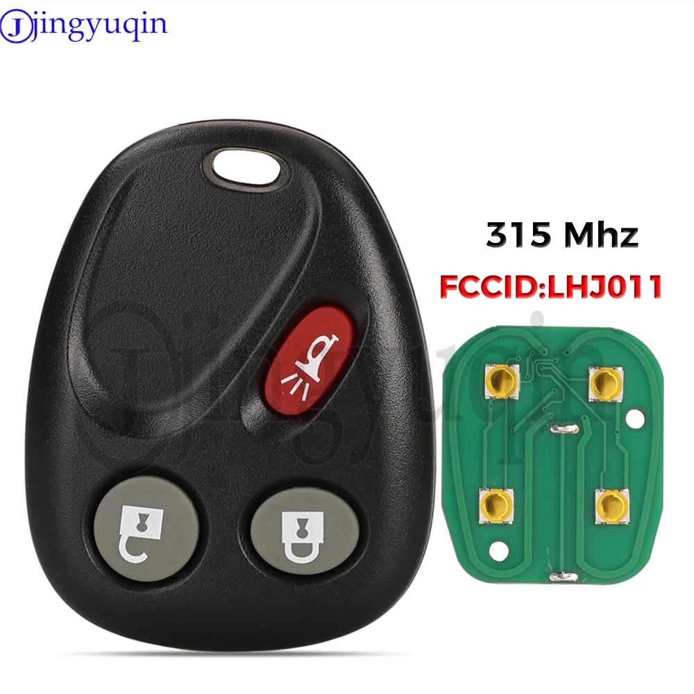 Jingyuqin FCCID:LHJ011 дистанционный Автомобильный ключ 315 МГц для GM Hummer H2 Chevrolet avalcadillac Escalade
