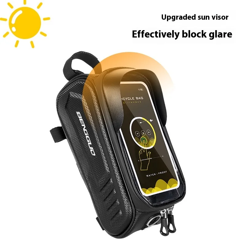 Розовая велосипедная сумка в виде белки водонепроницаемая для сенсорных экранов