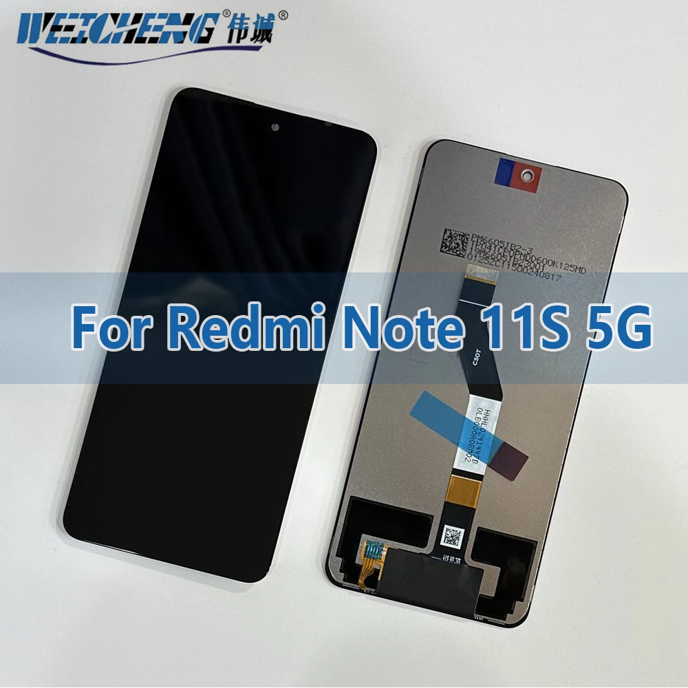 Фото 6,6 ''для Xiaomi Redmi Note 11S 5G ЖК-дисплей с цифровым преобразователем сенсорного экрана в сборе M2103K19G №1
