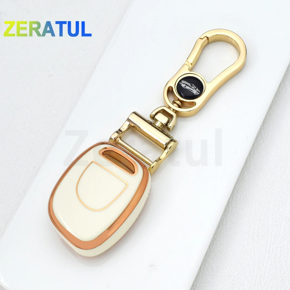 Мягкий ТПУ чехол-брелок для автомобильного ключа с 1 кнопкой чехол-подставка Renault