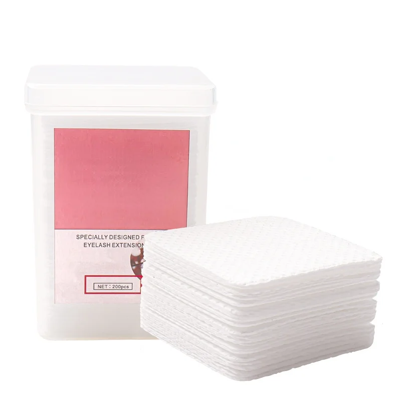 

Lint-Freies Nagellack Entferner Baumwolle Tücher UV Gel Tipps Remover Reiniger Papier Pad Nägel Polieren Kunst Reinigung