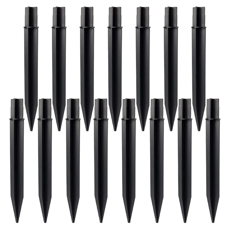 

15 шт. пластиковые наземные шипы, солнечные горелки, солнечные светильники, пластиковые светильники для садовых огней