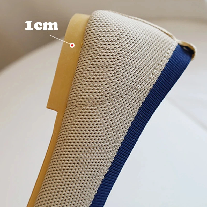 Chic and elegant women loafers high quality v neck mesh flats low heels pointed toe pumps designer ladies office shoes