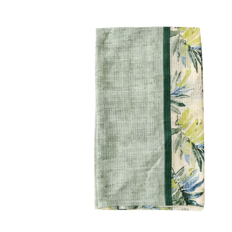 

Luxury Brand Cotton Scarf Women Large Shawls Design Hijab Echarpe Print Scarves Lady Beach Stole Fashion Winter Poncho Bandana