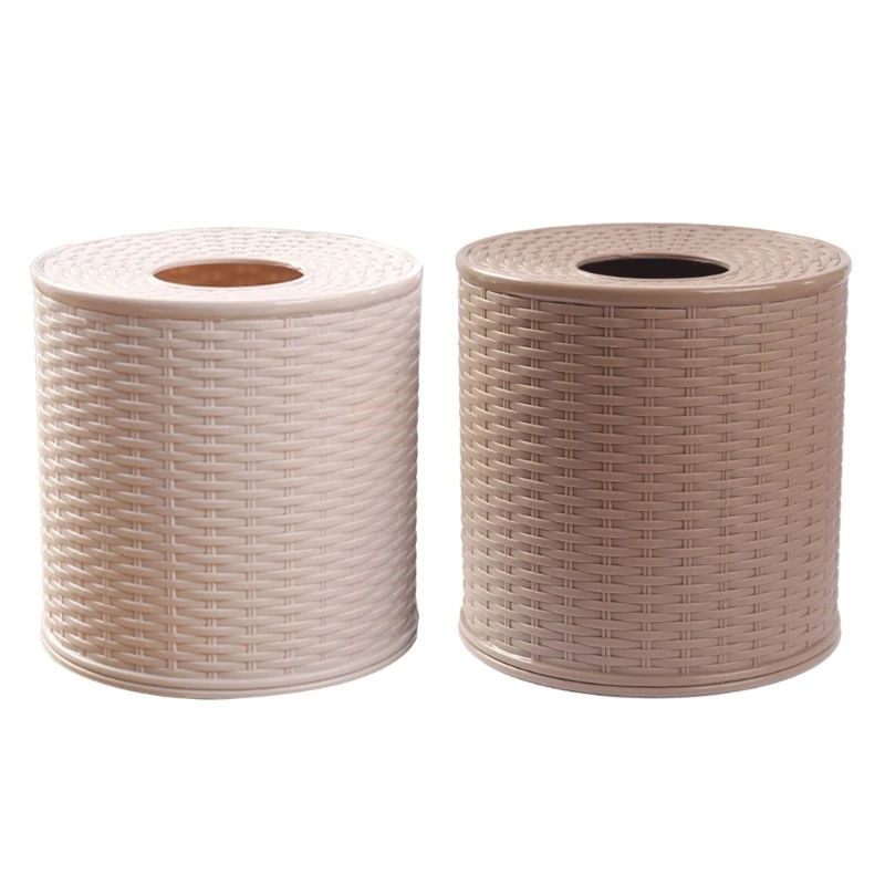 

Круглый держатель для салфеток E56C, деревенская организация, домашнее украшение для спальни, общежития, настольный аксессуар