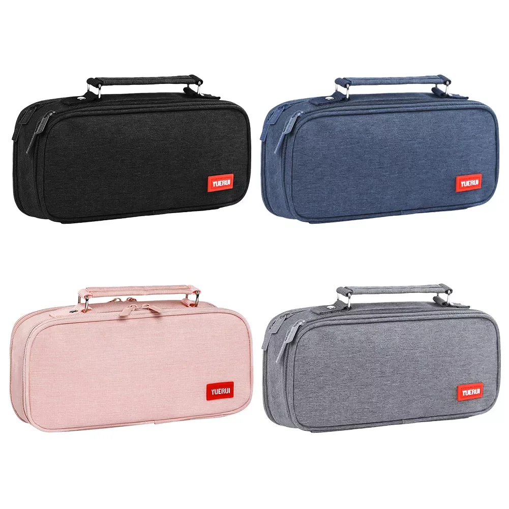 

Large Capacity Pencil Case Scratch-proof Spacious Canvas Stationery Storage Bag School Box Pencils Pouch Organizer Students Gift