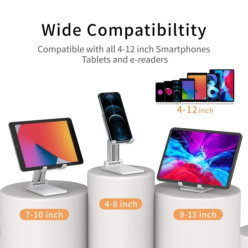 jykt universal desktop mobile phone holder stand for iphone ipad adjustable tablet foldable table cell phone desk stand holder free global shipping
