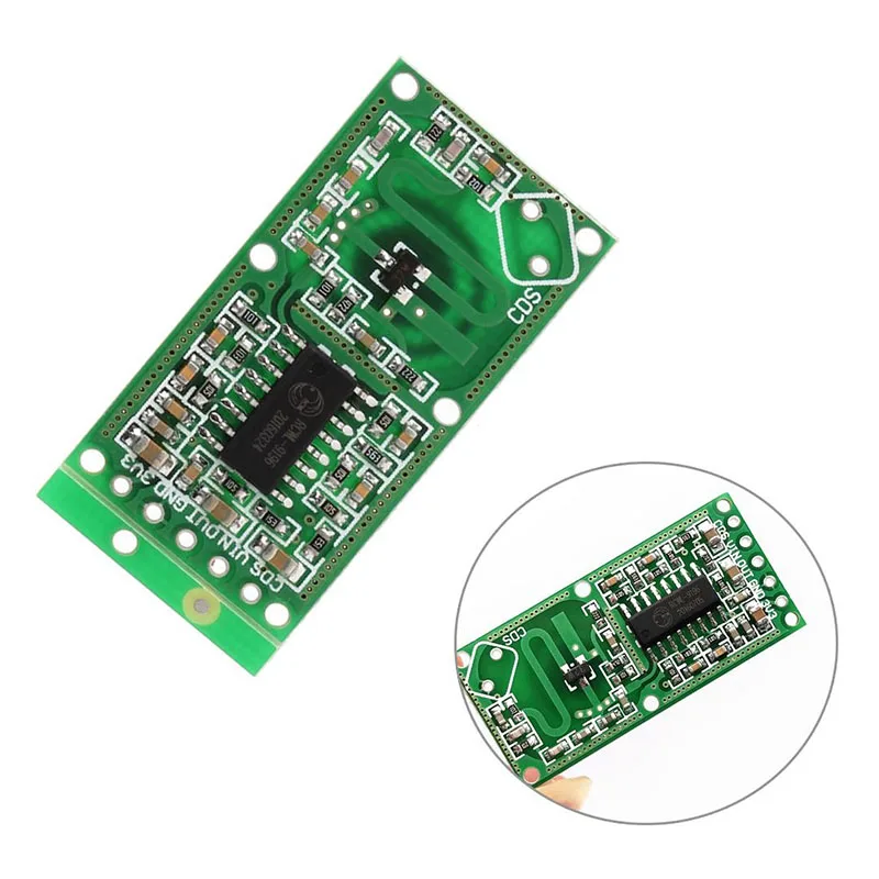 

5pcs RCWL-0516 Sensor Switch Module Body Induction Sensor Switch Chips Set Microwave DC 4-28V Sensor Switch Board Set 100mA