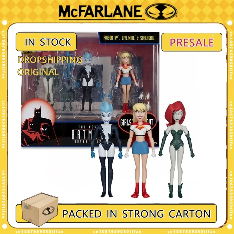Mcfarlane Toys Dc Direct TNBA Multipack Poison Ivy &amp Live Wire Supergirl (золотая этикетка) 3 шт. Фигурка