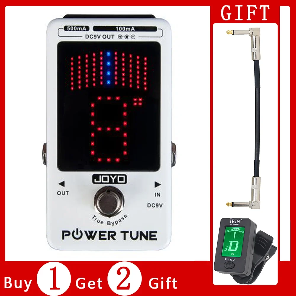 JOYO JF-18R POWER TUNE Электропитание для гитарных эффектов и гитарный тюнер 2 в 1