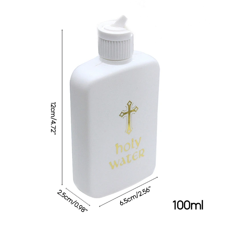 1/5 шт. бутылка для святой воды религиозный крест бутылки портативные