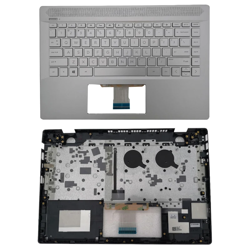 

Подсветка для клавиатуры HP Pavilion 14-CE 14-CE0026TX Серебристая с упором для рук для ноутбука с отпечатком пальца