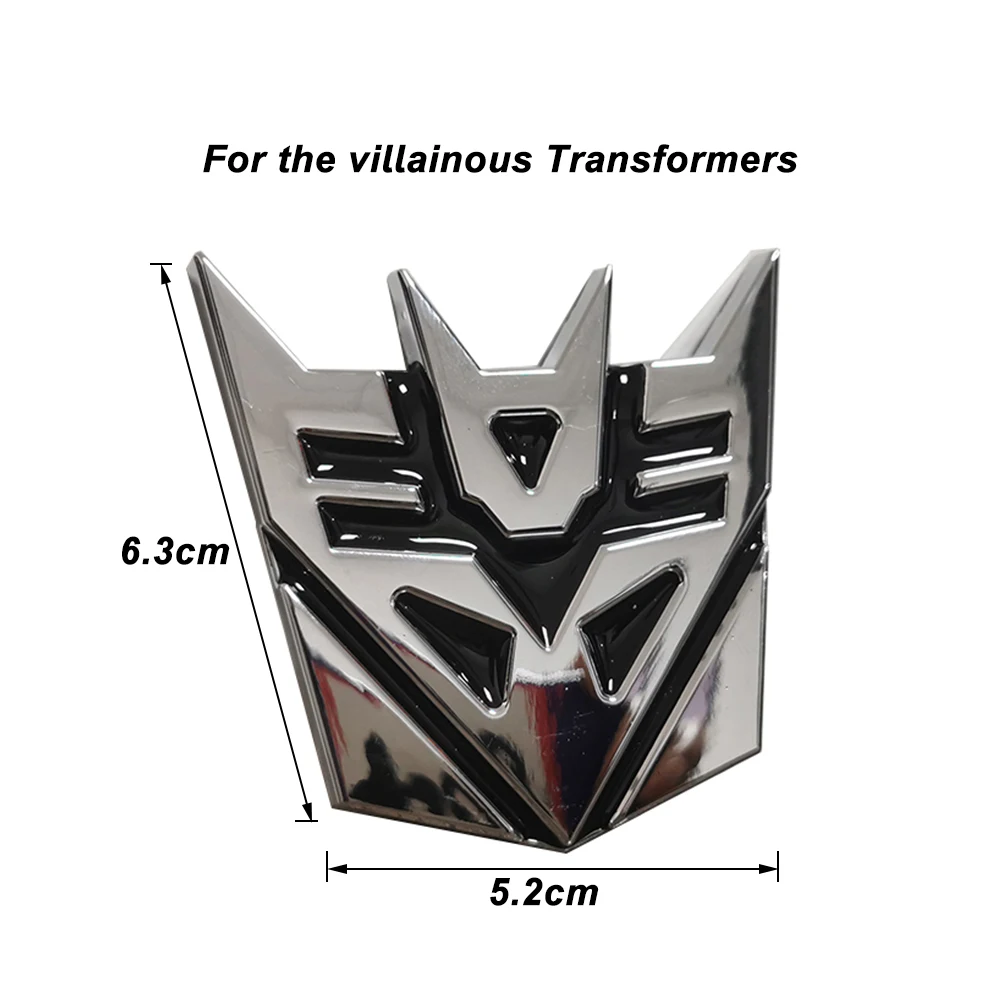 Трансформеры 3D наклейки на автомобиль аниме Десептиконы автоботы логотип значок
