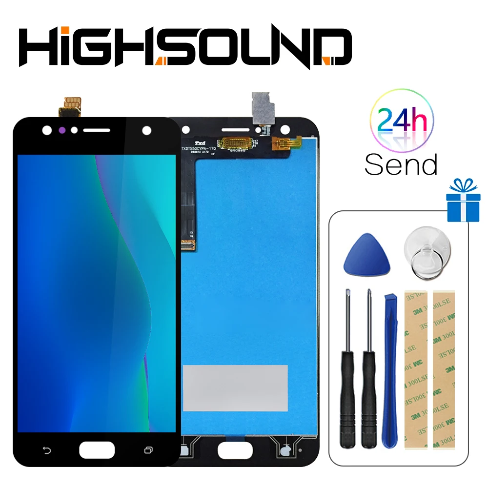 5 ''Оригинальный ЖК-дигитайзер для ASUS Zenfone 4 Selfie ZD553KL ЖК-дисплей с сенсорным