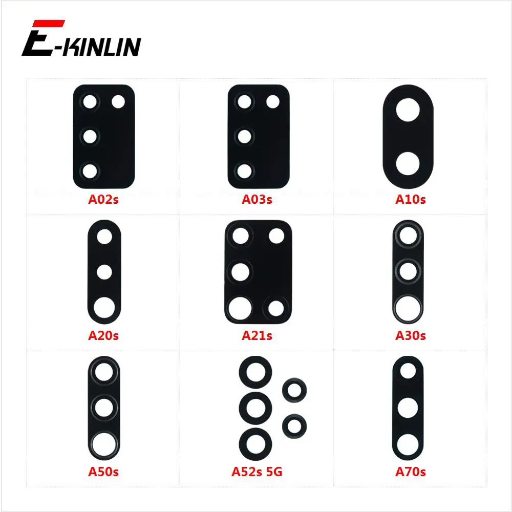 Объектив задней камеры с клеевой наклейкой для Samsung Galaxy A10s A20s A30s A50s A70s A02s A03s A21s A52s 5G