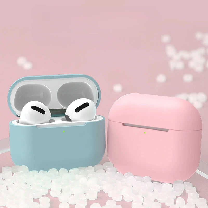 

Airpods 3 Silicone Soft Leather Case Dustproof and Dropproof Bluetooth Headphone Case Apple Accessories Airpods Headphone Case