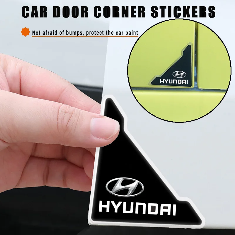 

Car Door Corner Paste Anti-collision Protector Sticker for Hyundai I30 I20 IX20 IX35 Creta Kona Getz Veloster Tucson Accessories